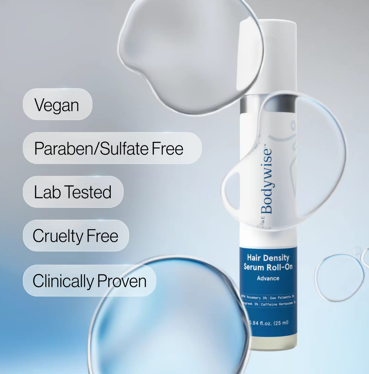 Be Bodywise Advance Hair Density Roll-On Serum